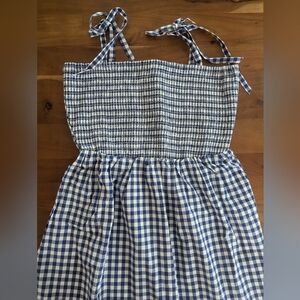 Classic Prep Women's Hadley Dress Gingham Size Large  NEW With Tags